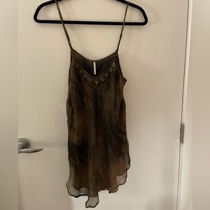 Free People beaded tank / blouse / camisole